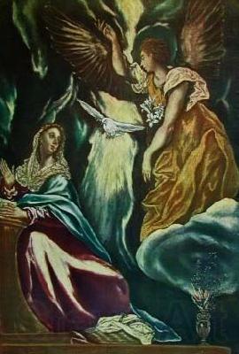 El Greco The Annunciation